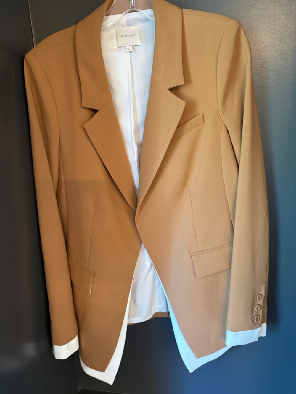 Favorite Daughter Camel Tan Tailored Blazer